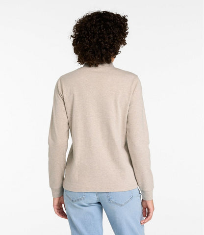 L.L.Bean | Women's L.L.Bean Interlock Mock-Turtleneck, Long-Sleeve