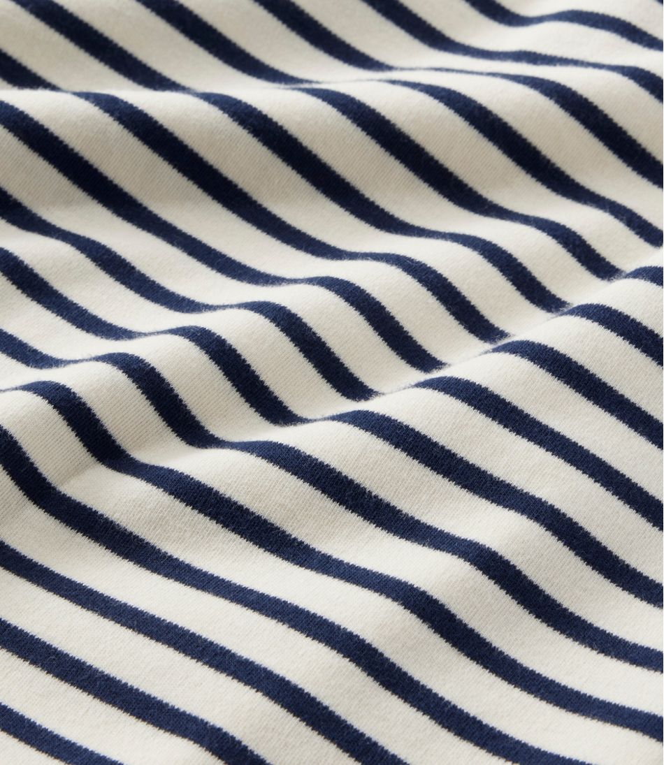 L.L.Bean | Women's L.L.Bean Interlock Turtleneck, Long-Sleeve Stripe