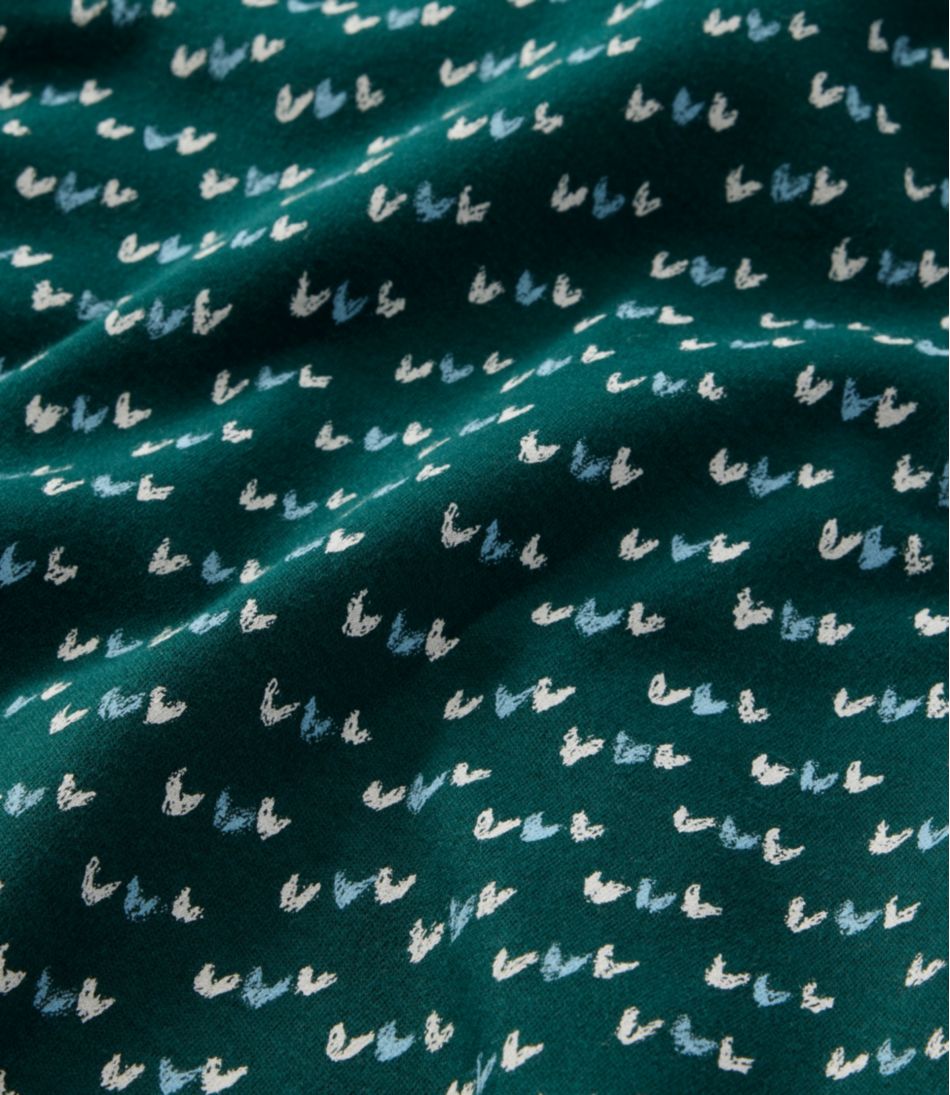 L.L.Bean | Women's L.L.Bean Interlock Turtleneck, Long-Sleeve Allover Print
