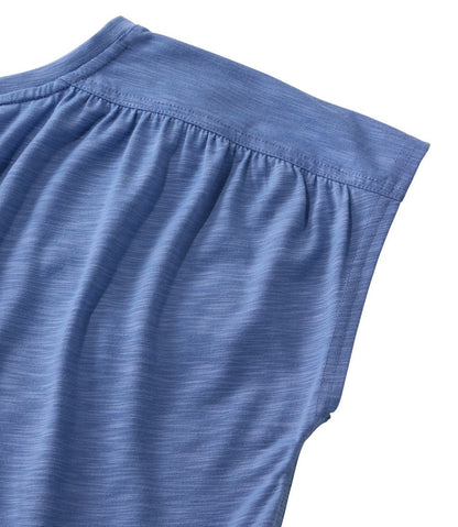 L.L.Bean | Women's Streamside Tee, Short-Sleeve Ruched Crew