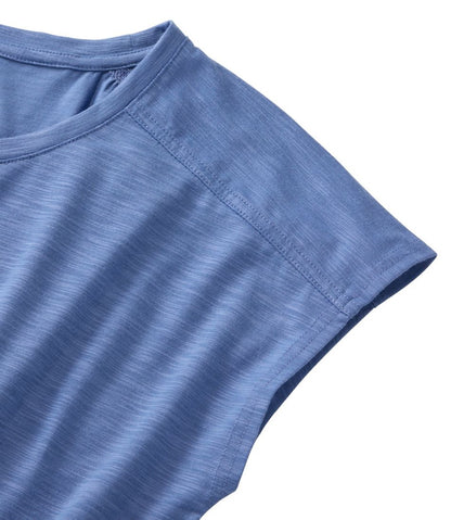 L.L.Bean | Women's Streamside Tee, Short-Sleeve Ruched Crew