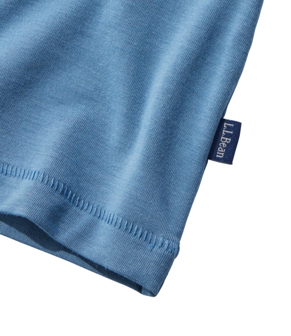L.L.Bean | Women's Soft Stretch Supima-Blend Tee, Scoopneck Short-Sleeve