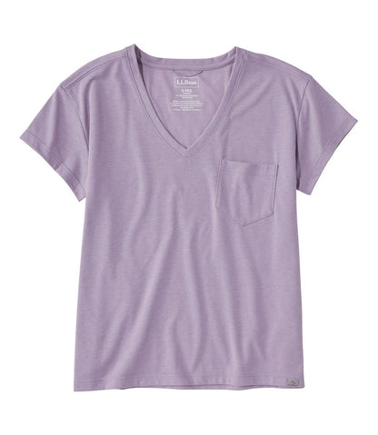 L.L.Bean | Women's Vista Camp Tee, Short-Sleeve V-Neck