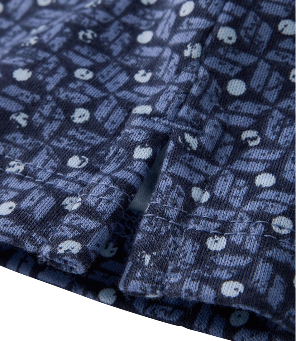 L.L.Bean | Women's L.L.Bean Tee, Three-Quarter-Sleeve Splitneck Tunic Print
