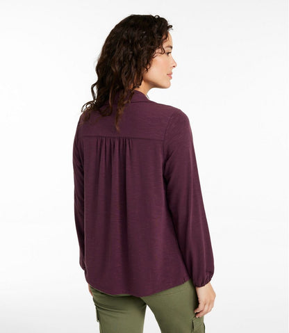 L.L.Bean | Camden Hills Tee, Button-Front Shirt