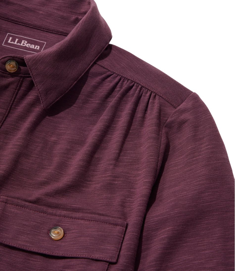 L.L.Bean | Camden Hills Tee, Button-Front Shirt