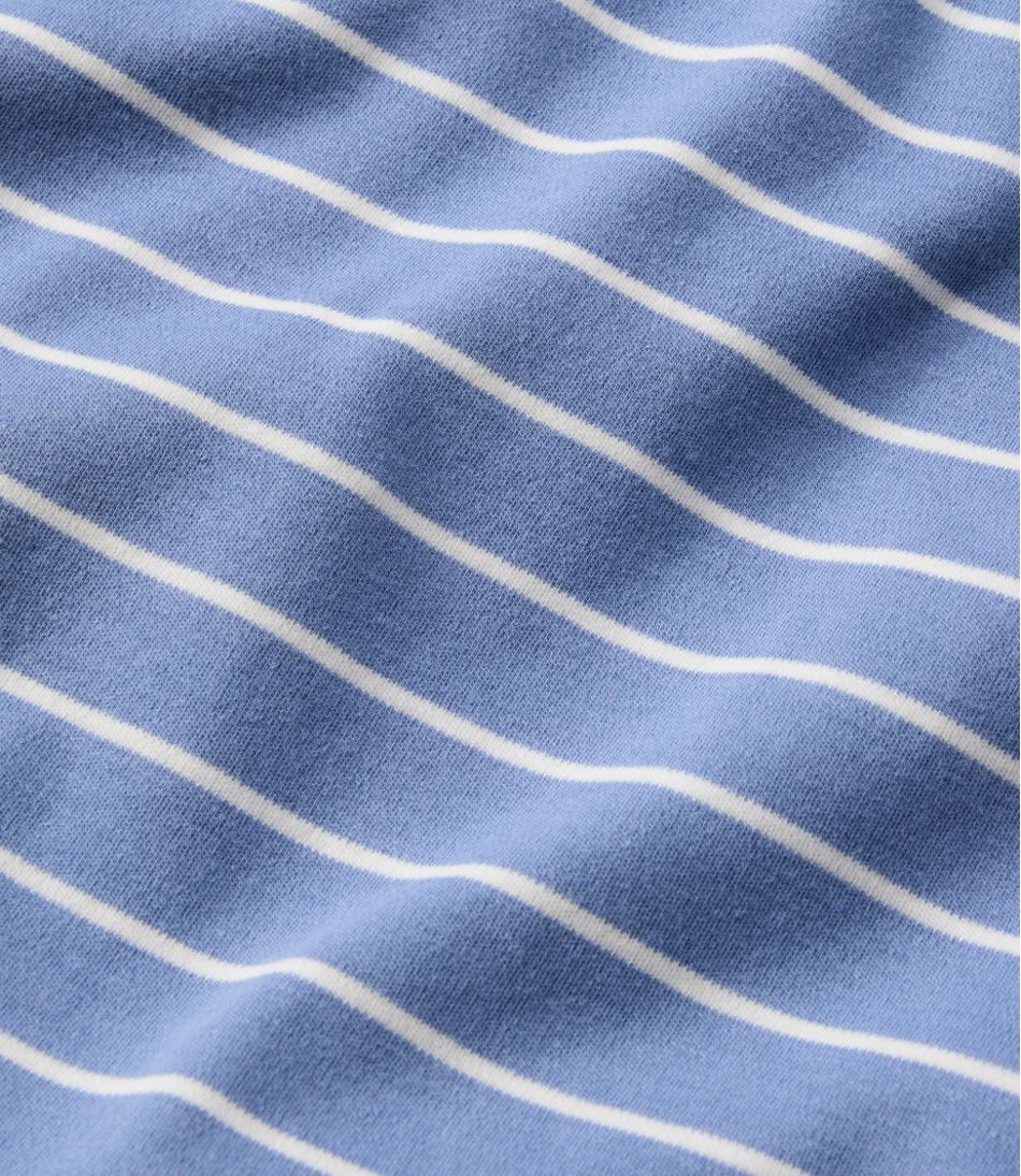 L.L.Bean | Women's L.L.Bean V-Neck Henley, Long-Sleeve Stripe