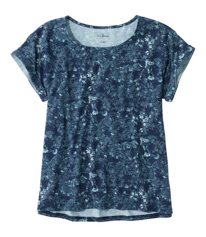 L.L.Bean | Women's Camden Hills Tee, Short-Sleeve Print