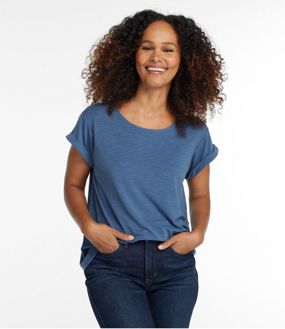 L.L.Bean | Women's Camden Hills Tee, Short-Sleeve