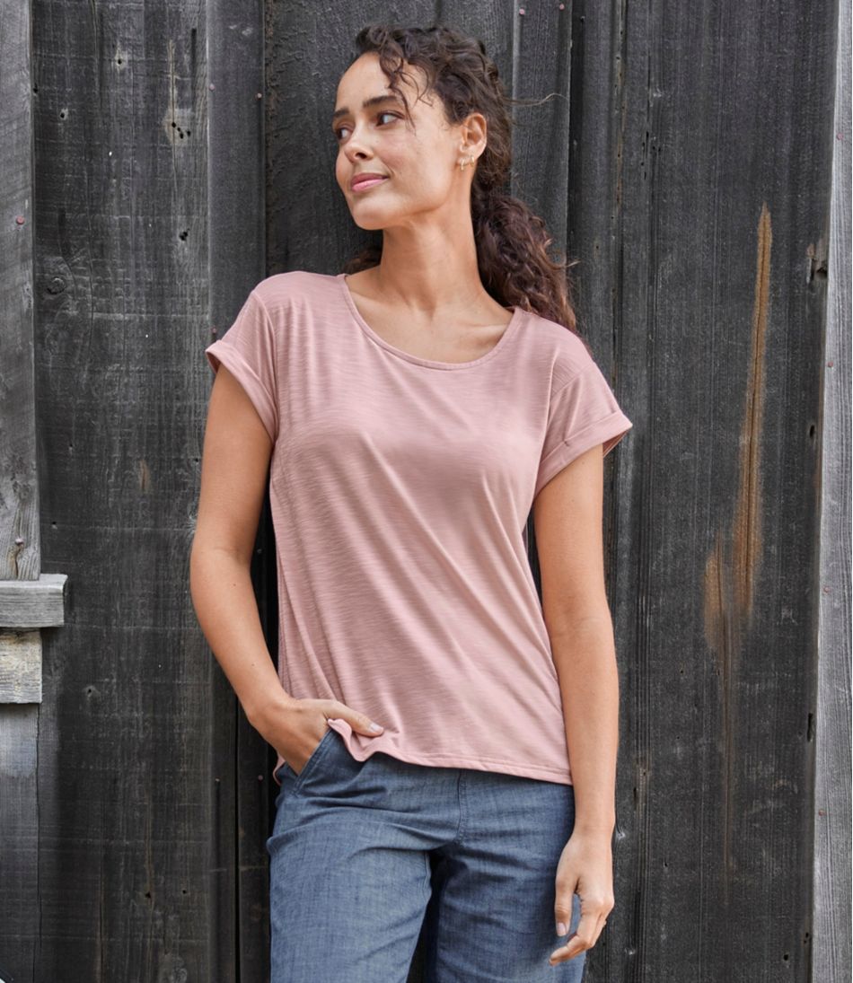 L.L.Bean | Women's Camden Hills Tee, Short-Sleeve