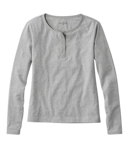L.L.Bean | Women's Signature Rangeley Cotton Tee, Henley