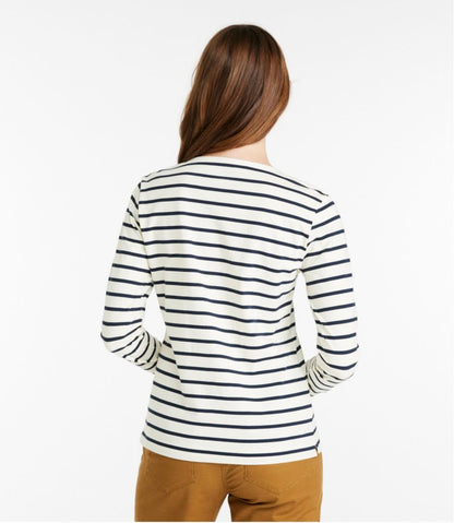 L.L.Bean | Women's Signature Rangeley Cotton Tee, Henley