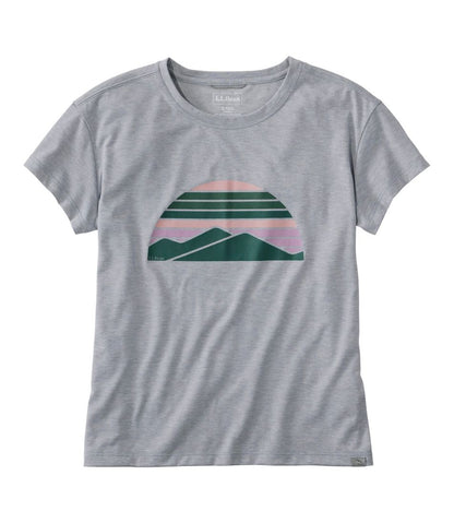 L.L.Bean | Women's Vista Camp Tee, Short-Sleeve Graphic Crew