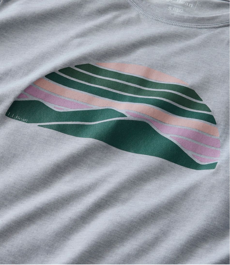 L.L.Bean | Women's Vista Camp Tee, Short-Sleeve Graphic Crew