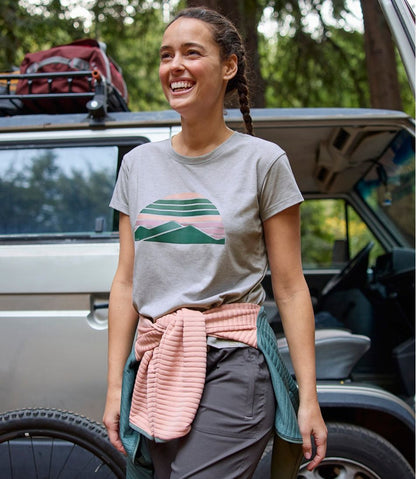 L.L.Bean | Women's Vista Camp Tee, Short-Sleeve Graphic Crew