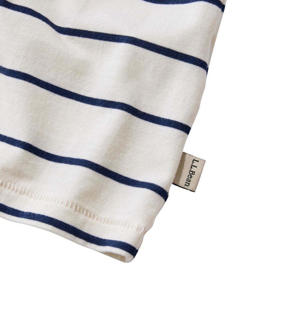 L.L.Bean | Women's Soft Stretch Supima-Blend Tee, Crewneck Short-Sleeve Striped