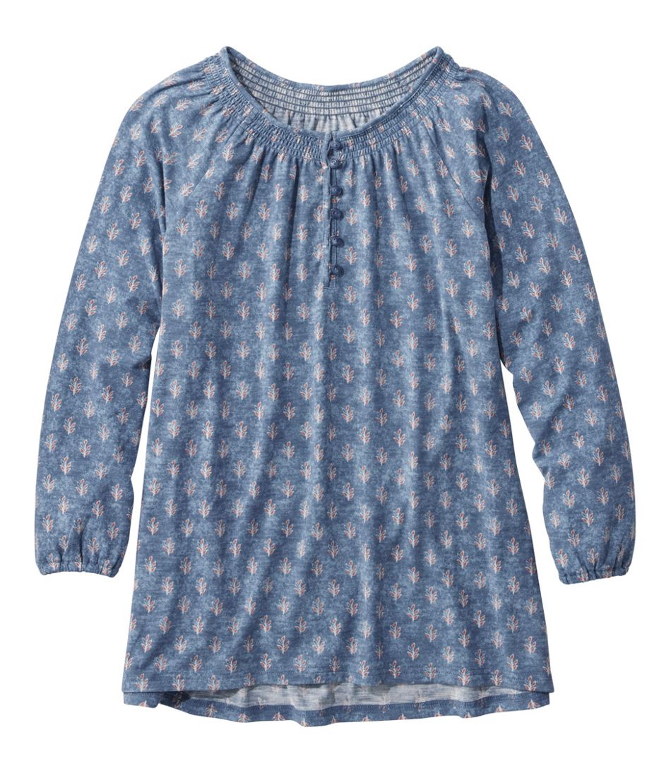 L.L.Bean | Women's Camden Hills Tee, Three-Quarter-Sleeve Print