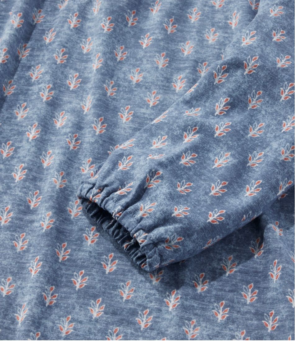 L.L.Bean | Women's Camden Hills Tee, Three-Quarter-Sleeve Print