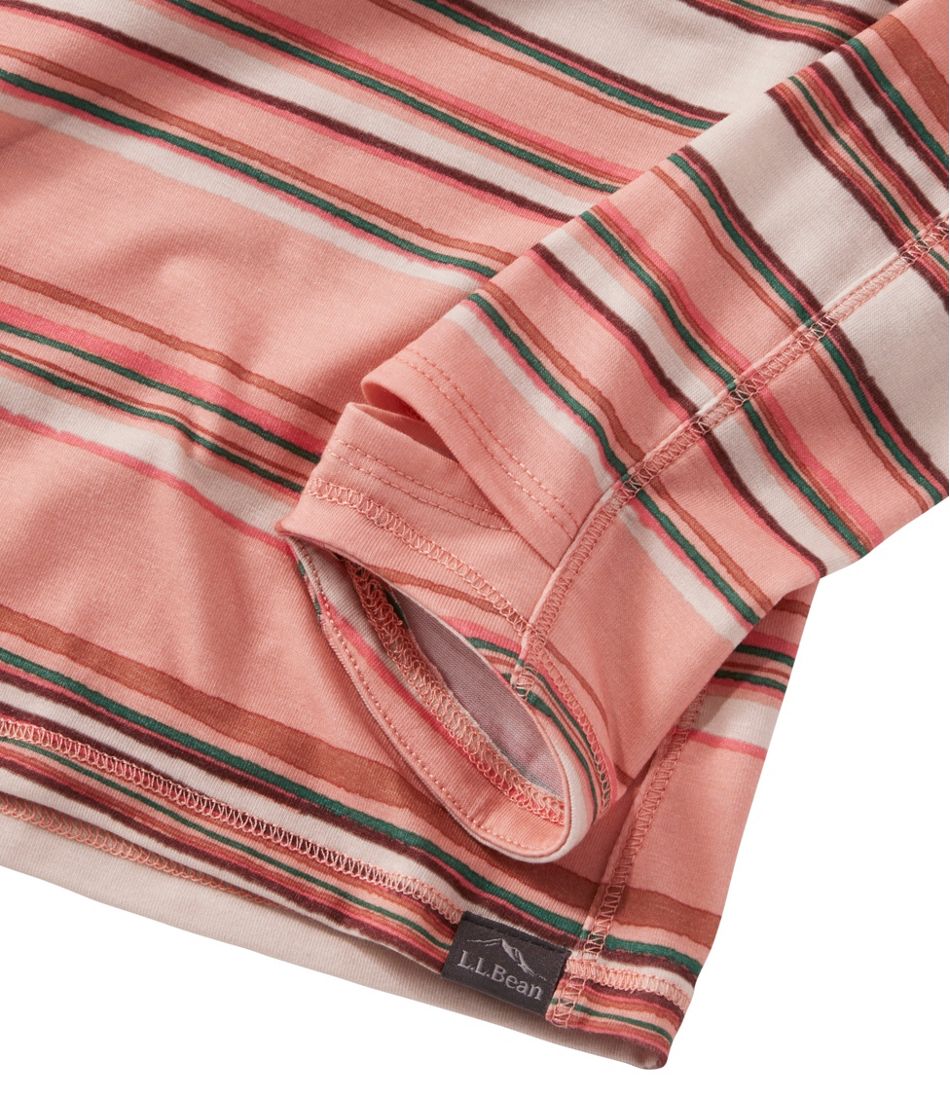 L.L.Bean | Women's Everyday SunSmart® Tee, Crewneck Long-Sleeve Stripe