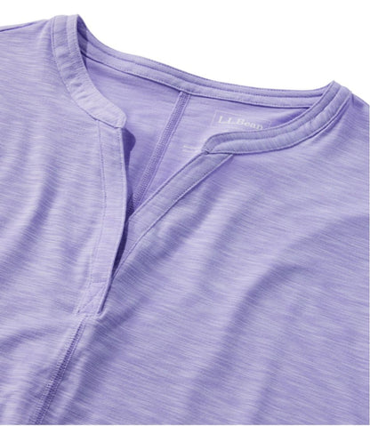 L.L.Bean | Women's Streamside Tee, Short-Sleeve Splitneck
