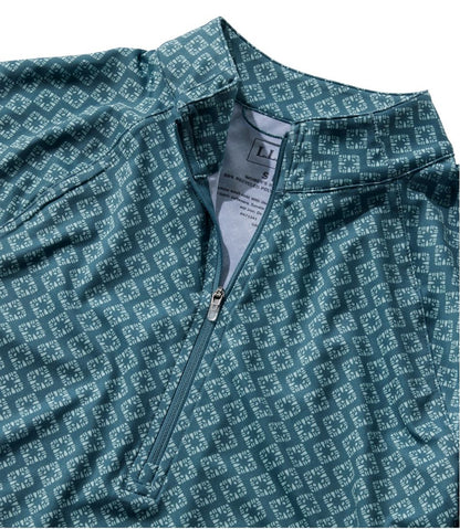 L.L.Bean | Women's Access Trail Pullover, Long-Sleeve Quarter-Zip Print