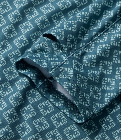 L.L.Bean | Women's Access Trail Pullover, Long-Sleeve Quarter-Zip Print