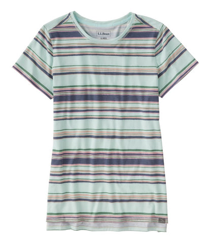 L.L.Bean | Women's Everyday SunSmart® Tee, Short-Sleeve Stripe