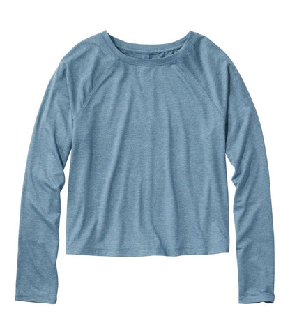 L.L.Bean | Women's Movement Essential Tee, Long-Sleeve Cropped