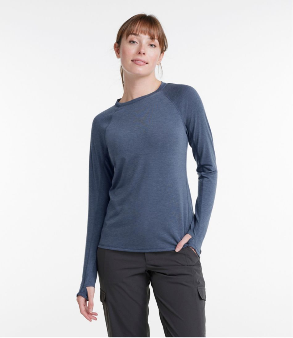 L.L.Bean | Women's Everyday SunSmart® Tee, Crewneck Long-Sleeve