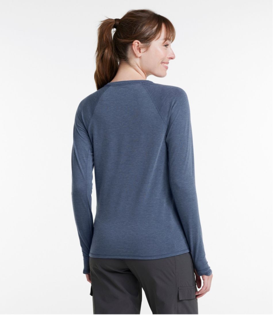 L.L.Bean | Women's Everyday SunSmart® Tee, Crewneck Long-Sleeve