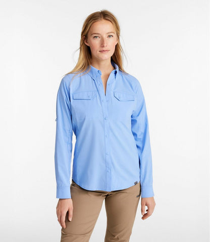 L.L.Bean | Women's Tropicwear CoolPro Fishing Shirt, Long-Sleeve