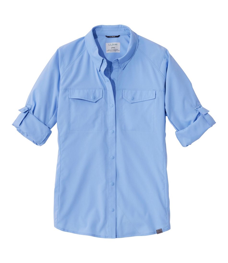 L.L.Bean | Women's Tropicwear CoolPro Fishing Shirt, Long-Sleeve
