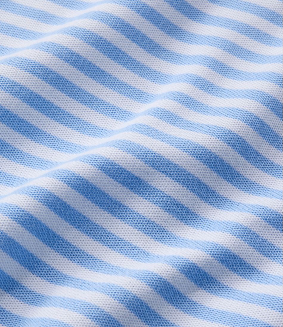 L.L.Bean | Women's Premium Double L Polo, Short-Sleeve Relaxed Fit Stripe