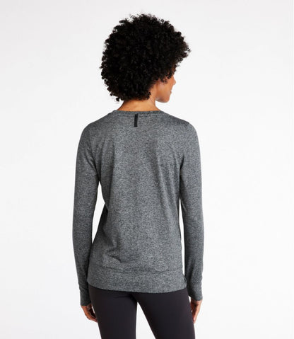 L.L.Bean | Women's VentureSoft Twist-Front Top, Long-Sleeve
