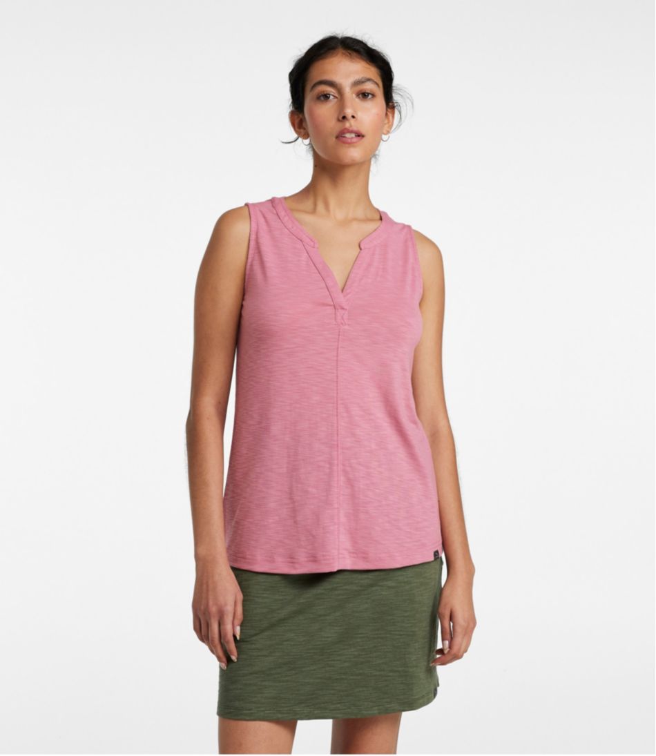 L.L.Bean | Women's Streamside Tank, Splitneck
