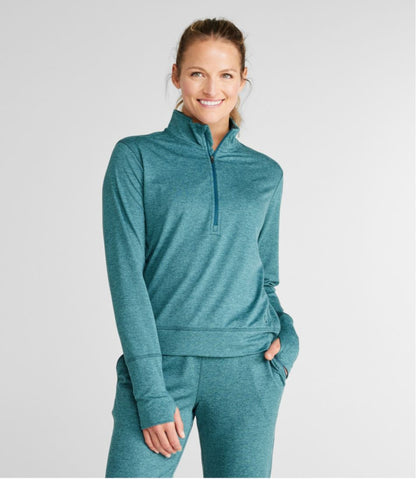 L.L.Bean | Women's VentureSoft Pullover, Quarter-Zip