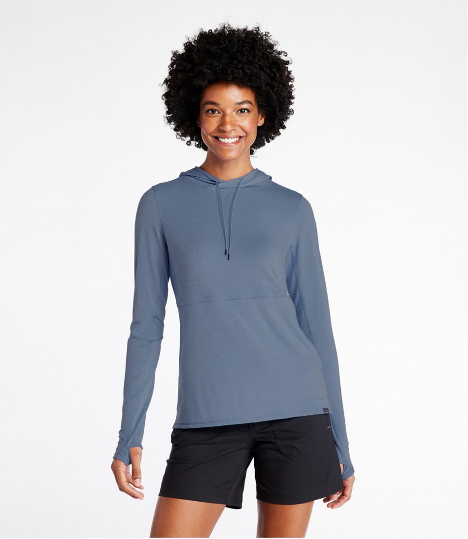 L.L.Bean | Women's Everyday SunSmart® Hooded Pullover, Long-Sleeve