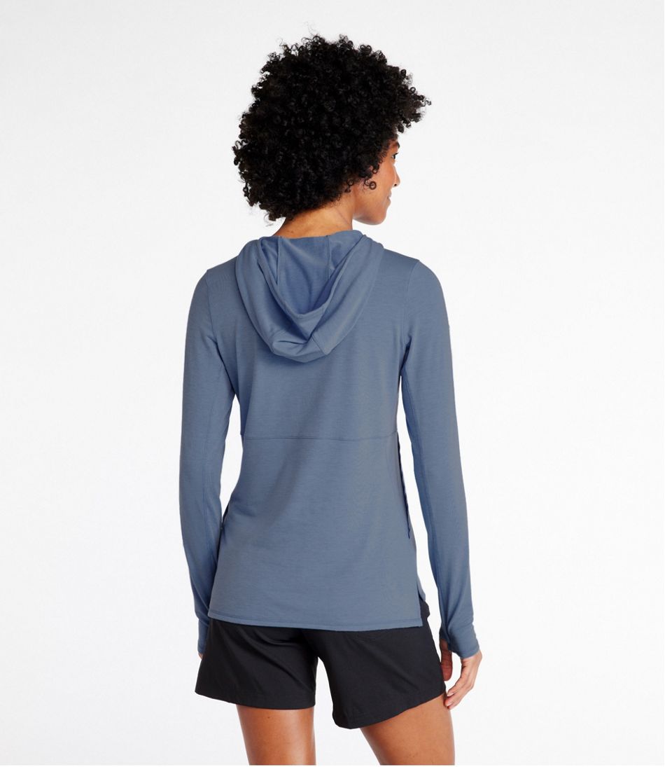 L.L.Bean | Women's Everyday SunSmart® Hooded Pullover, Long-Sleeve