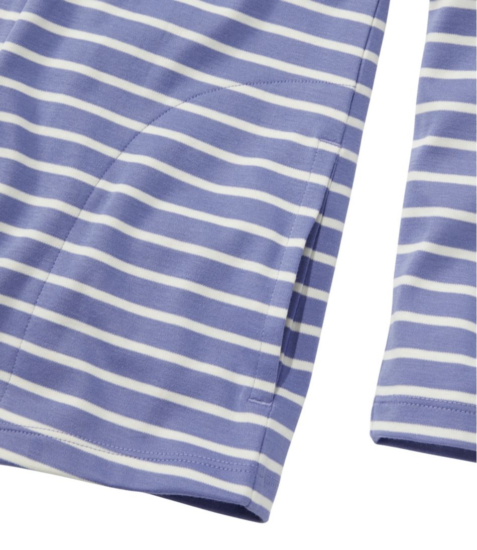L.L.Bean | Women's Pima Cotton Open Cardigan, With Pockets Stripe