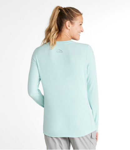 L.L.Bean | Women's Tropicwear Comfort Crew, Long-Sleeve