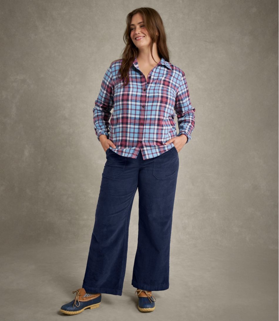 L.L.Bean | Women's Scotch Plaid Flannel Shirt, Relaxed