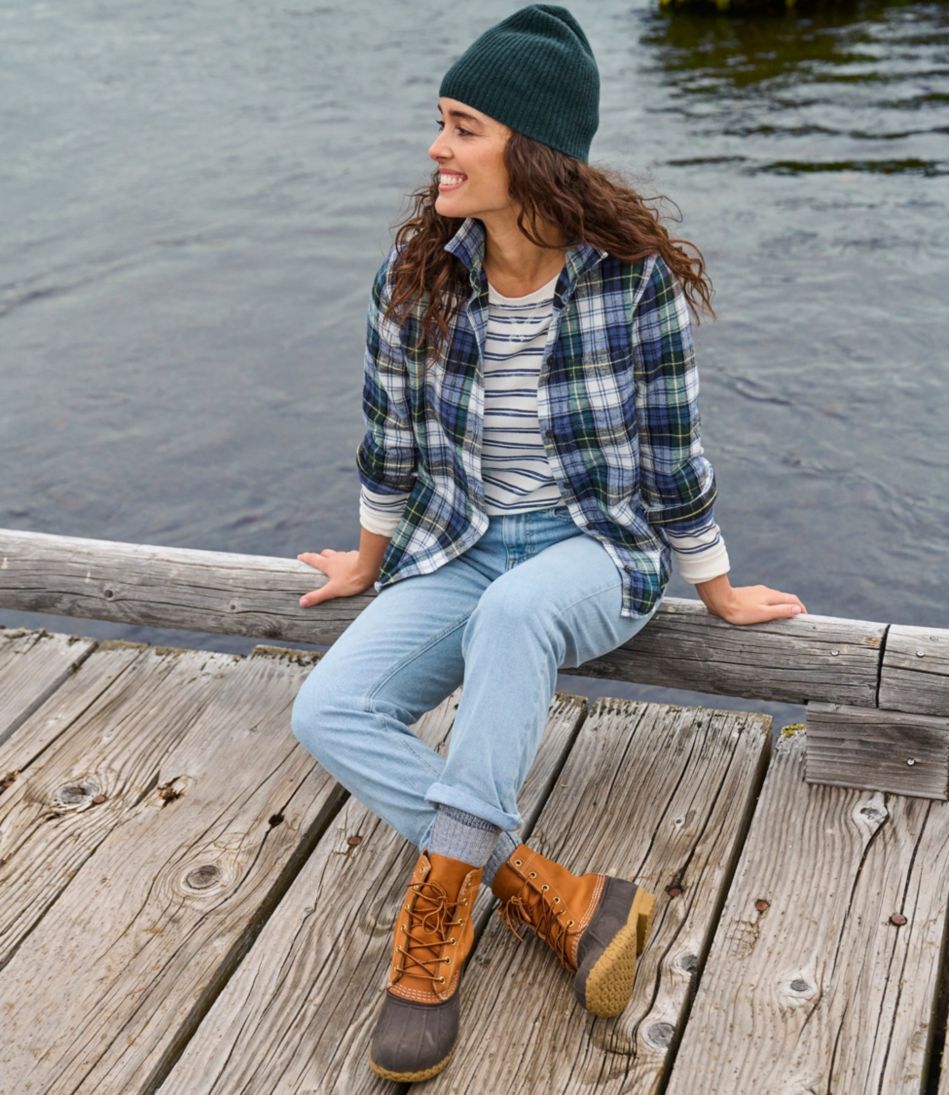 L.L.Bean | Women's Scotch Plaid Flannel Shirt, Relaxed