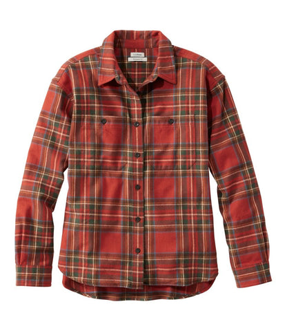 L.L.Bean | Women's Scotch Plaid Flannel Shirt, Boyfriend