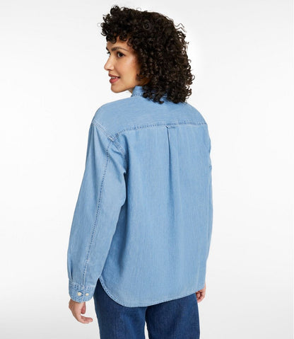 L.L.Bean | Women's L.L.Bean Denim Boyfriend Shirt