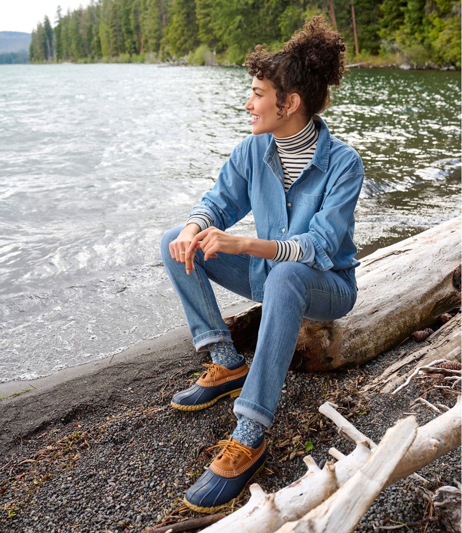 L.L.Bean | Women's L.L.Bean Denim Boyfriend Shirt