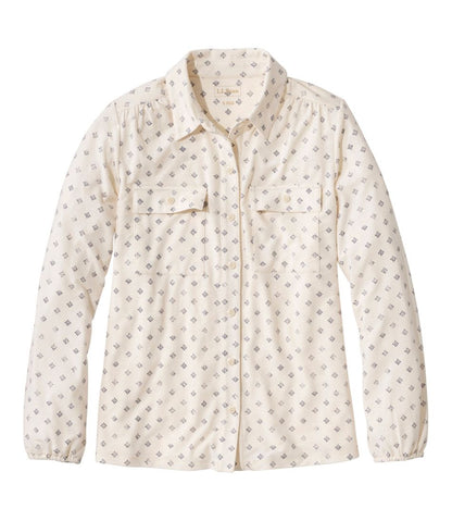 L.L.Bean | Women's Camden Hills Button Front Shirt, Print