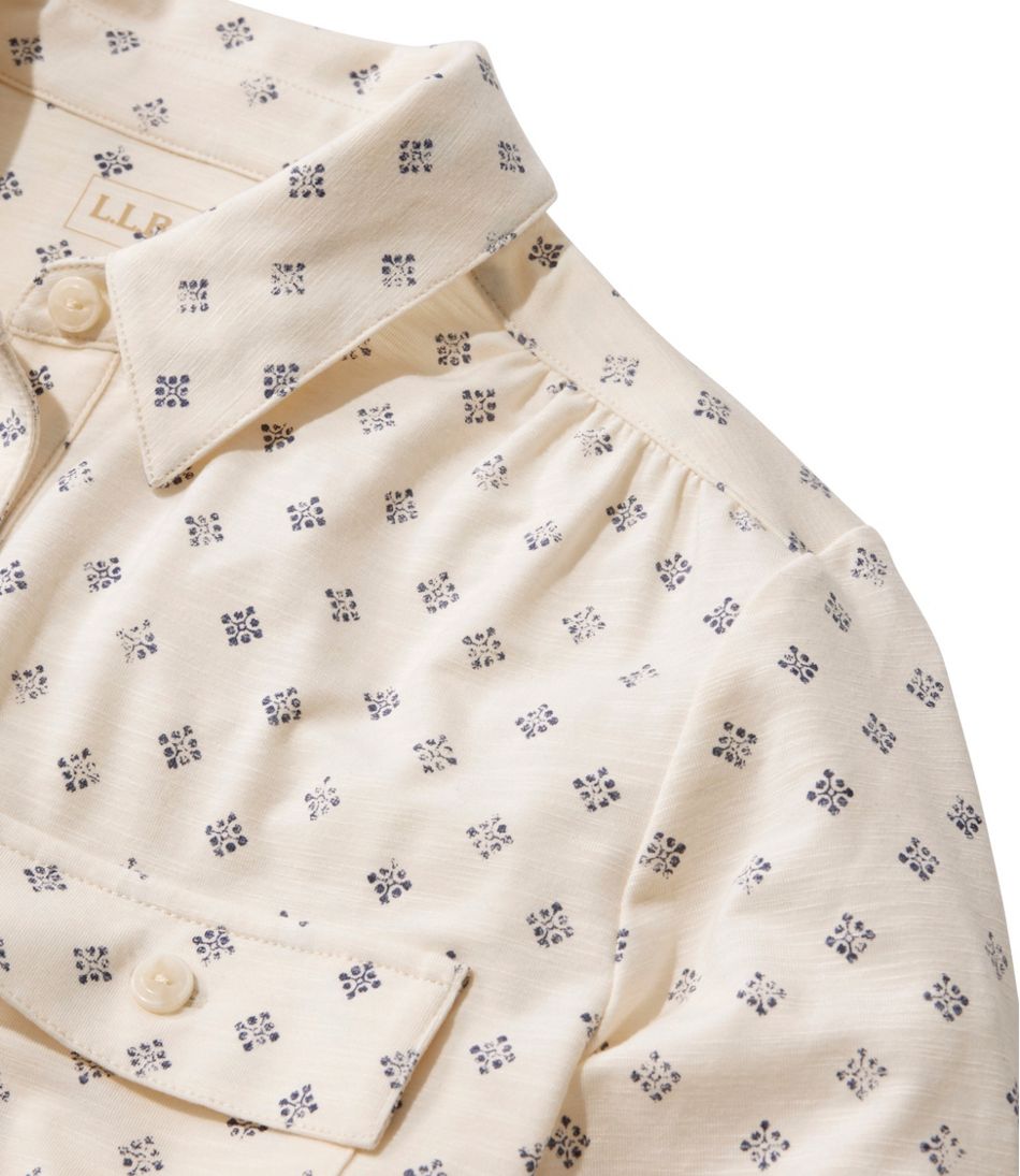 L.L.Bean | Women's Camden Hills Button Front Shirt, Print