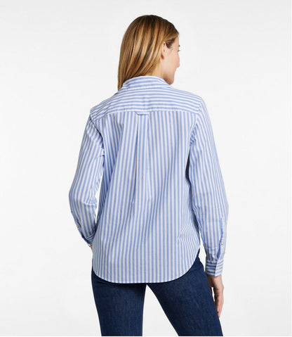 L.L.Bean | Women's Essential Cotton Poplin Shirt, Long-Sleeve