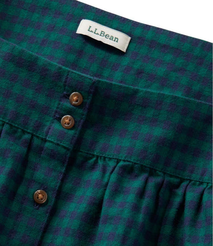L.L.Bean | Women's Whisperweight Flannel Shirt, Squareneck