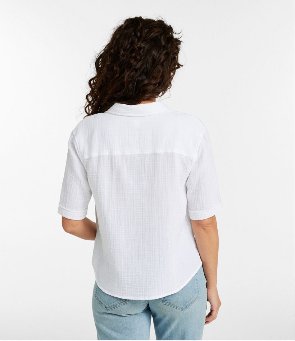 L.L.Bean | Women's Cloud Gauze Shirt, Polo